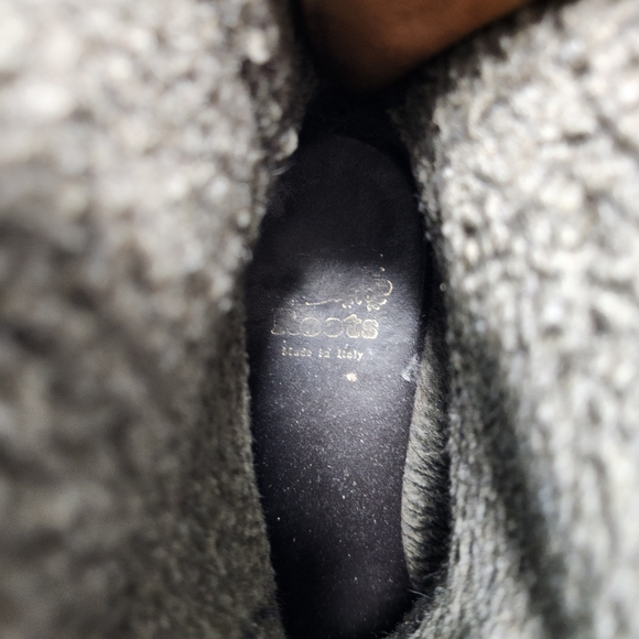 Roots Brown Leather Shearling Winter Women's Boots - Picture 7 of 14